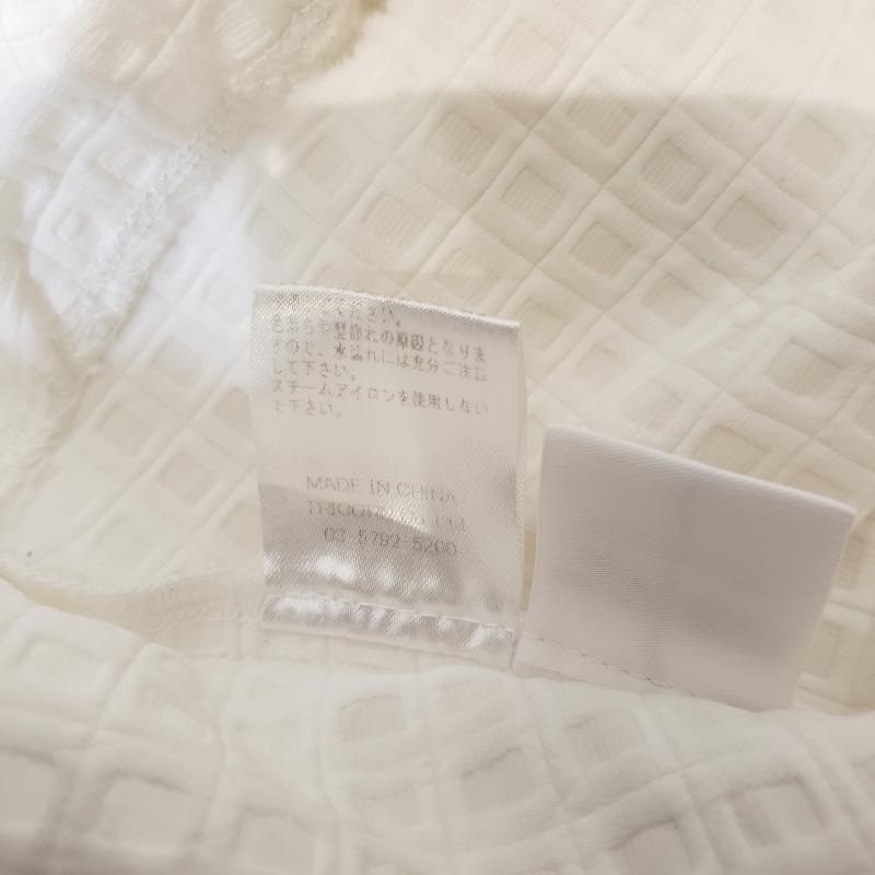 ヨーロ YOLO カットソー 半袖 36 無地 白 / ホワイト / レディース USED 古着 中古 10006954