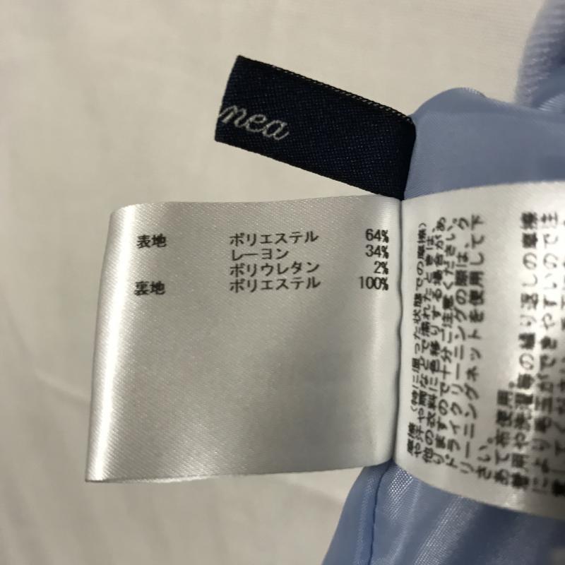 エンネア Ennea スカート ひざ丈スカート 38 無地 青 / ブルー / レディース USED 古着 中古 10007113