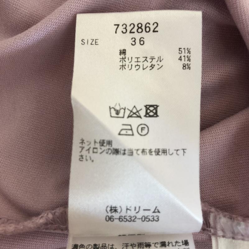 ロージー ROSIEE シャツ、ブラウス 半袖 36 無地 桃 / ピンク / レディース USED 古着 中古 10007494
