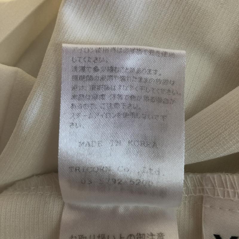 ヨーロ YOLO カットソー 半袖 38 無地 白 / ホワイト / レディース USED 古着 中古 10007495