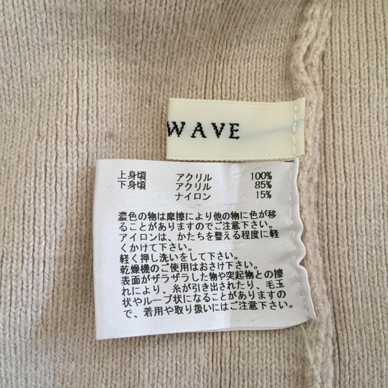 イノウェーブ innowave ワンピース ひざ丈スカート M 無地 ベージュ / ベージュ / レディース USED 古着 中古 10007778