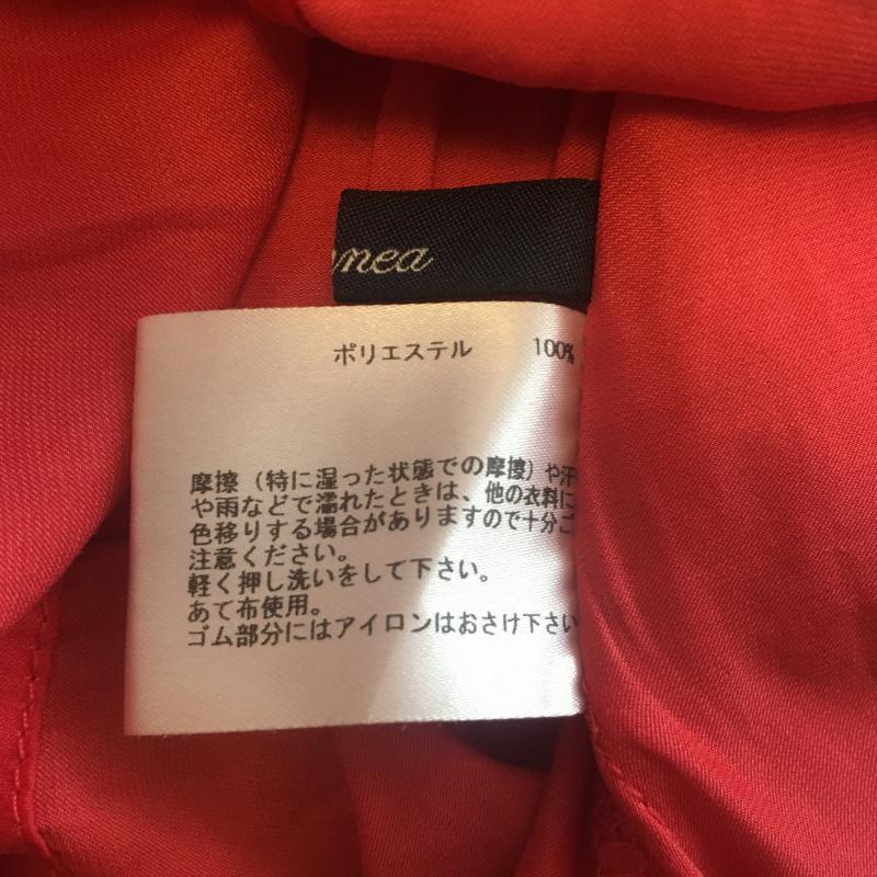 エンネア Ennea カットソー 長袖 36 無地 赤 / レッド / レディース USED 古着 中古 10008158