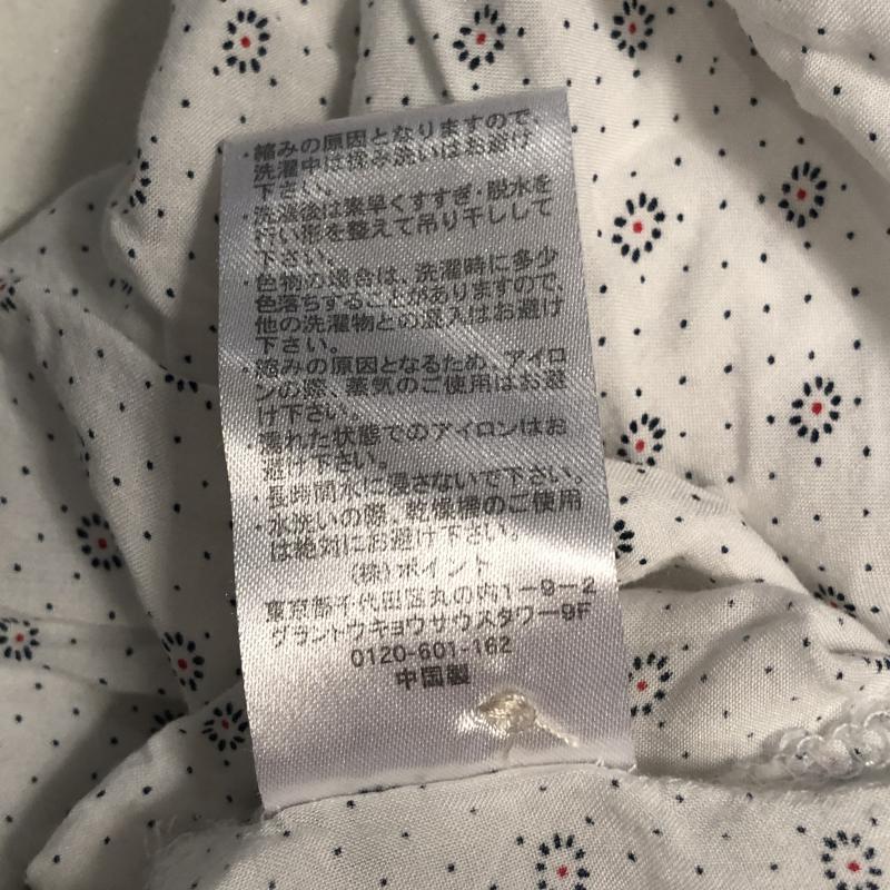 シュカ SHUCA チュニック 半袖 M ドット X 白 / ホワイト / X 青 / ブルー / X 赤 / レッド / レディース USED 古着 中古 10010829