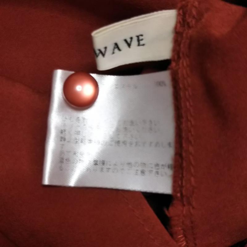 イノウェーブ innowave シャツ、ブラウス 長袖 38 無地 橙 / オレンジ / レディース USED 古着 中古 10013028