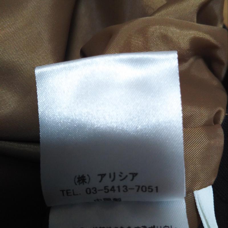 ラボラトリーワーク laboratory work スカート ひざ丈スカート M 無地 茶 / ブラウン / レディース USED 古着 中古 10013087