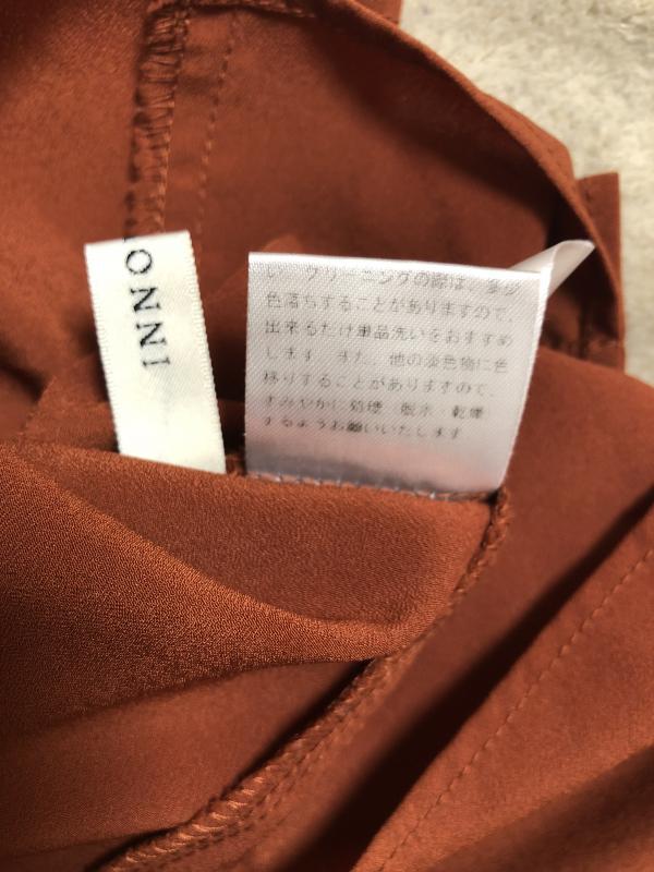 イノウェーブ innowave シャツ、ブラウス 長袖 36 無地 茶 / ブラウン / レディース USED 古着 中古 10013736