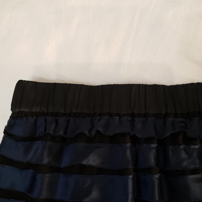 ボールジィ BALLSEY スカート ひざ丈スカート 38 無地 紺 / ネイビー / X 黒 / ブラック / レディース USED 古着 中古 10014147