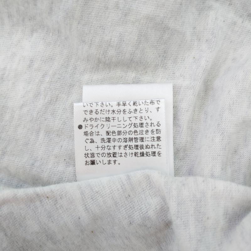 マンサント Mansant カットソー 長袖 9 無地 黒 / ブラック / X 灰 / グレー / レディース USED 古着 中古 10014494