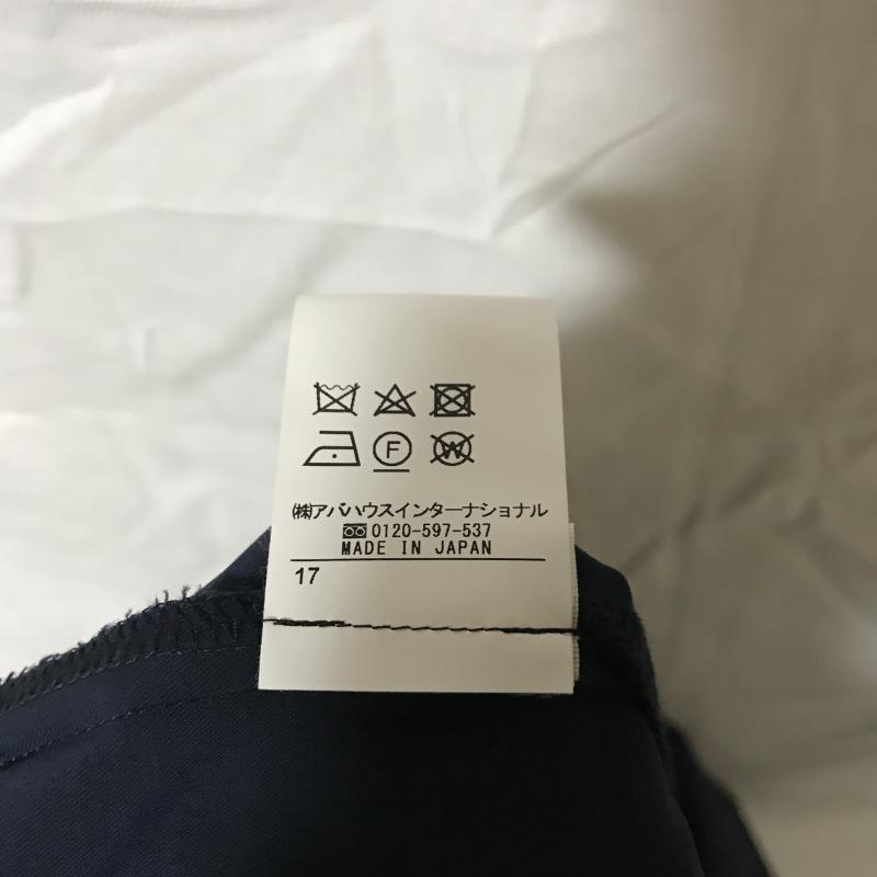 アバハウスドゥウ゛ィネット Abahouse Devinette スカート ひざ丈スカート 36 無地 紺 / ネイビー / レディース USED 古着 中古 10014981