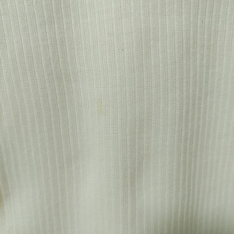 マカフィー MACPHEE カットソー 長袖 ニットカットソー 1 無地 白 / ホワイト / レディース USED 古着 中古 10015441