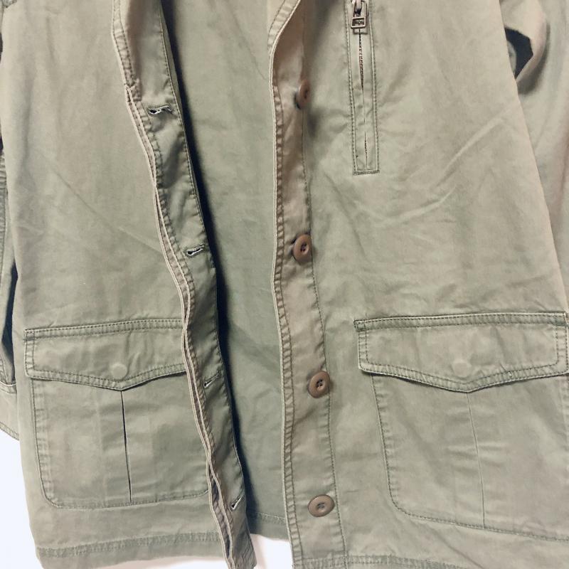 ザウェイオブシックレイビームス The Way of Chic Ray Beams ジャケット、上着 ジャケット、ブレザー 0 無地 X ダメージ加工 緑 / グリーン / green レディース USED 古着 中古 10015791
