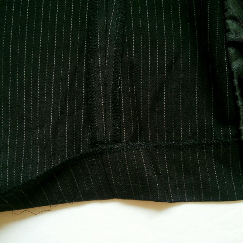 プロポーションボディドレッシング PROPORTION BODY DRESSING ジャケット、上着 ジャケット、ブレザー 2 ストライプ 黒 / ブラック / レディース USED 古着 中古 10016222