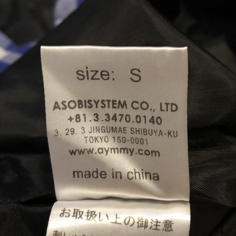 エイミー インザ バッティー ガール Aymmy in the batty girls ジャケット、上着 ジャケット、ブレザー バックプリント S チェック X ロゴ、文字 X プリント X ワンポイント X 刺繍 白 / ホワイト / X 青 / ブルー / レディース USED 古着 中古 10016994