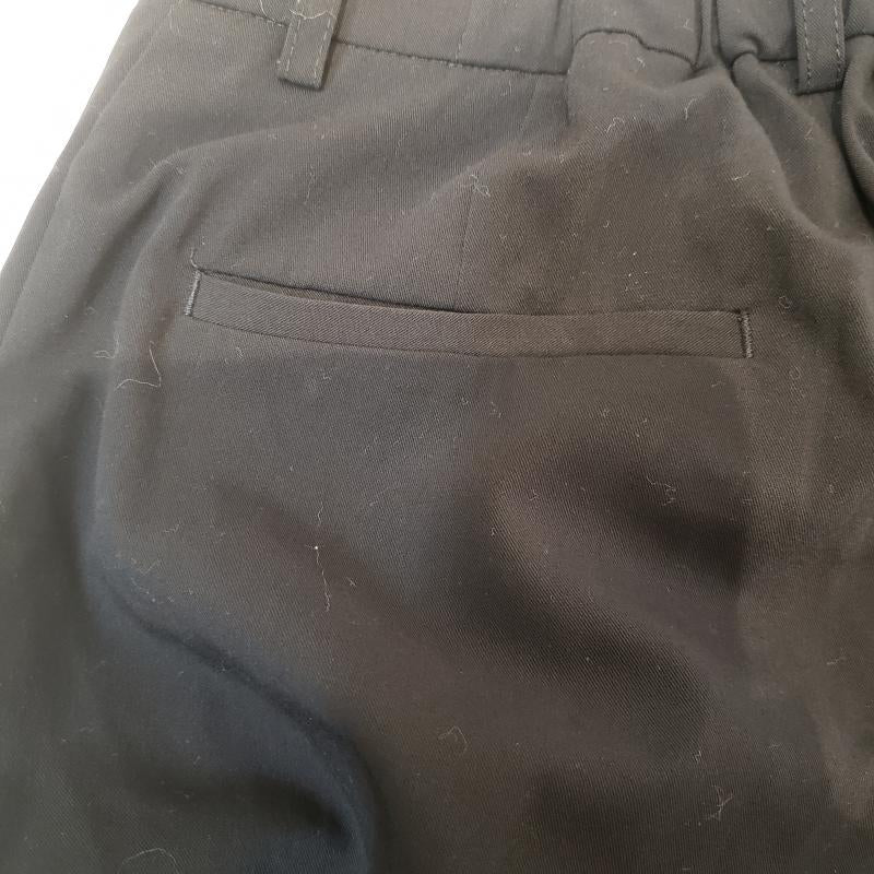 ペルルペッシュ Perle Peche パンツ スラックス 7分丈/スカーチョ 36 無地 黒 / ブラック / レディース USED 古着 中古 10017097