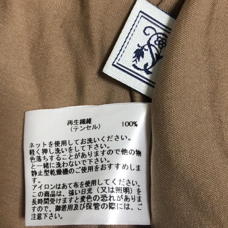 シードレイク Seadrake シャツ、ブラウス 長袖 36 無地 茶 / ブラウン / レディース USED 古着 中古 10017142