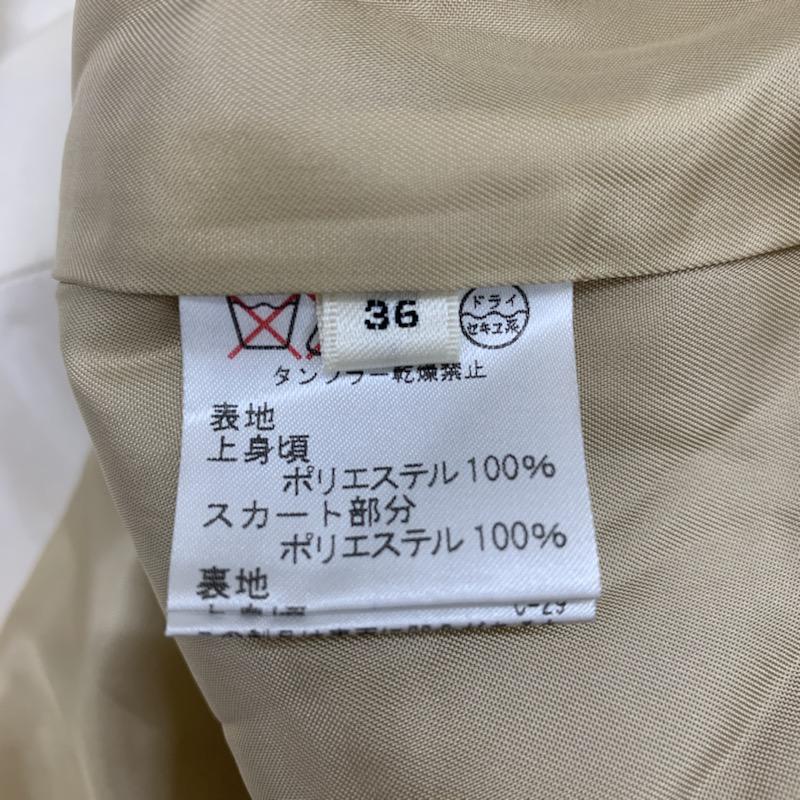 ロペ ROPE' ワンピース ワンピース 36 無地 白 / ホワイト / X ベージュ / ベージュ / レディース USED 古着 中古 10021534