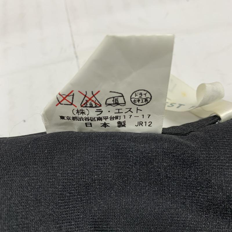 レストローズ L'EST ROSE スカート フリル付ボックススカート 2 無地 黒 / ブラック / レディース USED 古着 中古 10021544