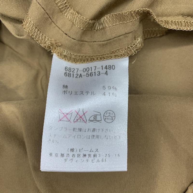 ラピスルーチェビームス LAPIS LUCE BEAMS スカート ミニスカート 38 無地 キャメル / キャメル / レディース USED 古着 中古 10021558