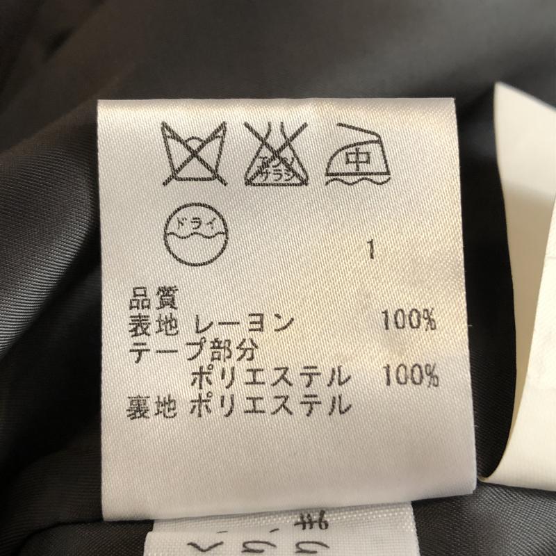 アイシービー ICB スカート ひざ丈スカート フリル タイトスカート 4 無地 灰 / グレー / gray レディース USED 古着 中古 10033318