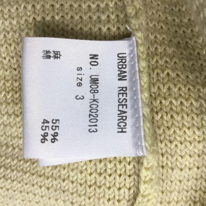 アーバンリサーチ URBAN RESEARCH ベスト ベスト ニット 3 無地 黄 / イエロー / yellow メンズ USED 古着 中古 10041017