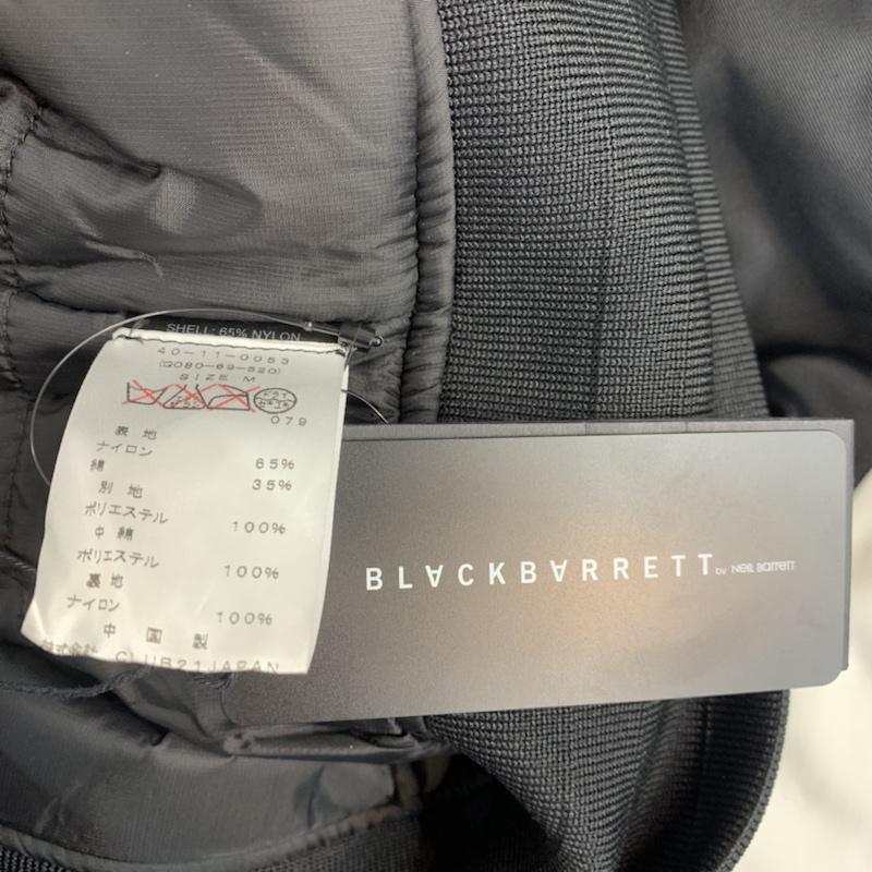 ブラックバレット バイ ニールバレット BLACKBARRETT by NEIL BARRETT ジャケット、上着 ジャンパー、ブルゾン タグ付き M 無地 X ロゴ、文字 白 / ホワイト / white X 黒 / ブラック / black メンズ USED 古着 中古 10042309