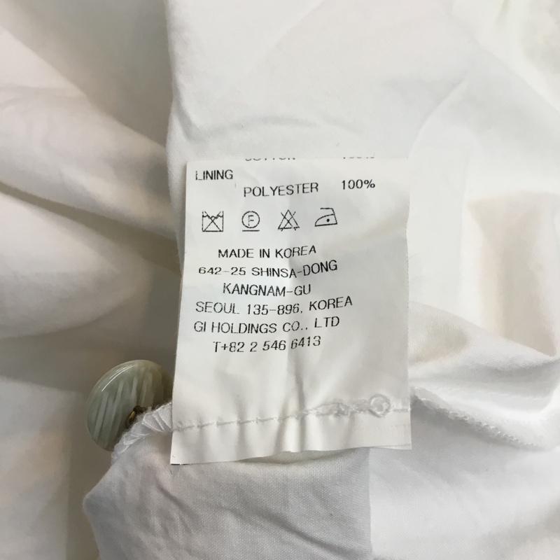 ジェネラルアイデア GENERAL IDEA カットソー 半袖 46 無地 白 / ホワイト / white メンズ USED 古着 中古 10046454