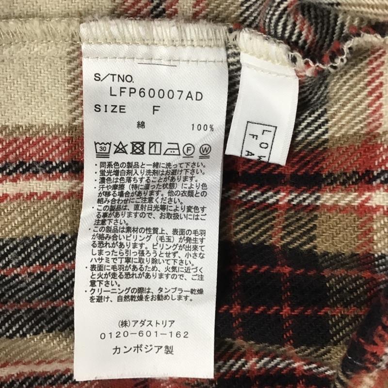 ローリーズファーム LOWRYS FARM シャツ、ブラウス 長袖 FREE チェック マルチカラー / マルチカラー / multicolor レディース USED 古着 中古 10082800