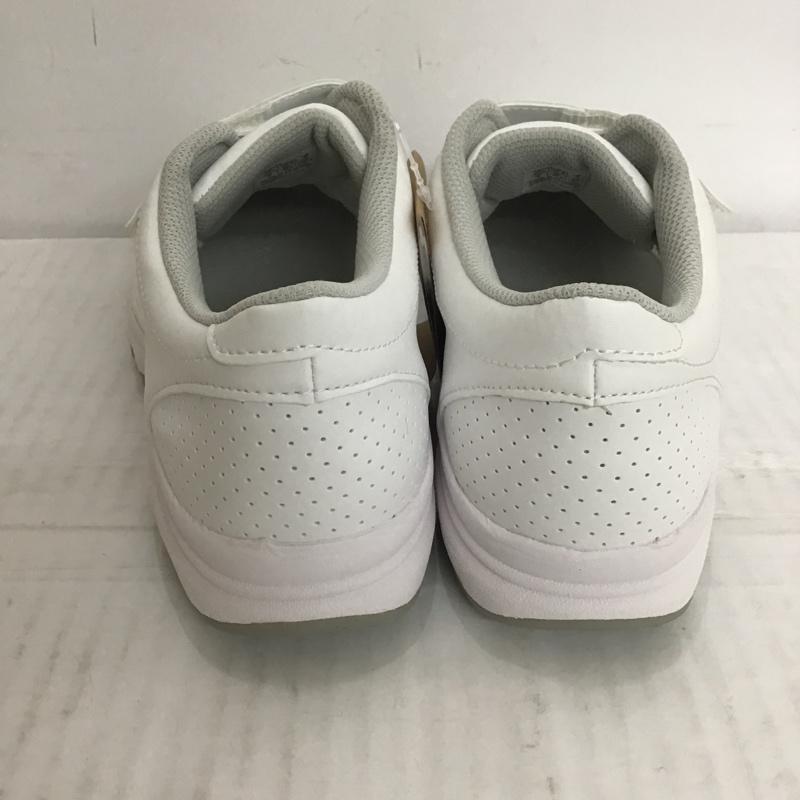 アシックス ASICS スニーカー スニーカー FMN202-01 NURSEWALKER 202 メディカルシューズ 23.5cm 箱有 23.5cm ロゴ、文字 白 / ホワイト / white X 灰 / グレー / gray レディース USED 古着 中古 10085915