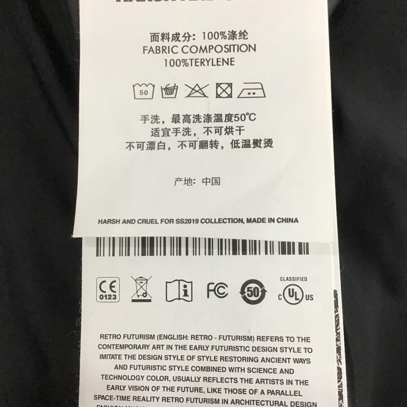 古着 USED ジャケット、上着 ジャンパー、ブルゾン ダウンジャケット ジップアップジャケット アウター プリントジャケット L プリント 黒 / ブラック / black メンズ USED 古着 中古 10103357