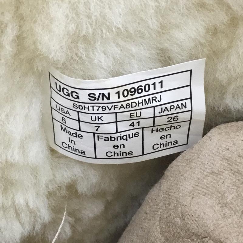 アグ UGG ブーツ ショートブーツ 1096011 M Classic Mini 40:40:40 26cm 箱有 26.0cm ロゴ、文字 ベージュ / ベージュ / beige メンズ USED 古着 中古 10105857