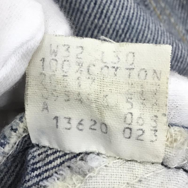 リーバイス Levi s パンツ デニム、ジーンズ 32インチ 無地 青 / ブルー / メンズ USED 古着 中古 10125238