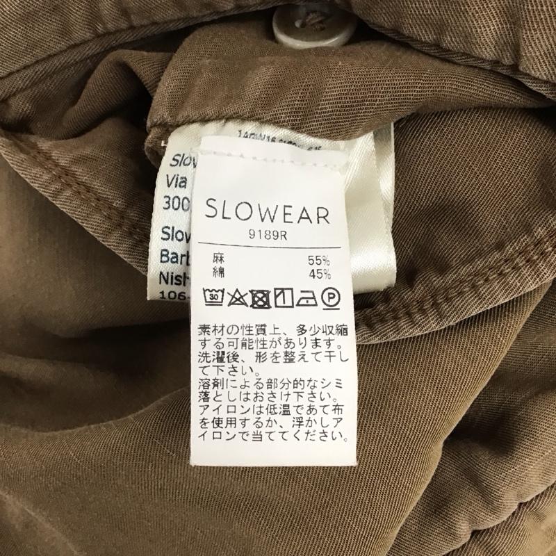 インコテックス INCOTEX パンツ チノパン チノパン スリムパンツ カジュアルパンツ 46 無地 茶 / ブラウン / メンズ USED 古着 中古 10125336