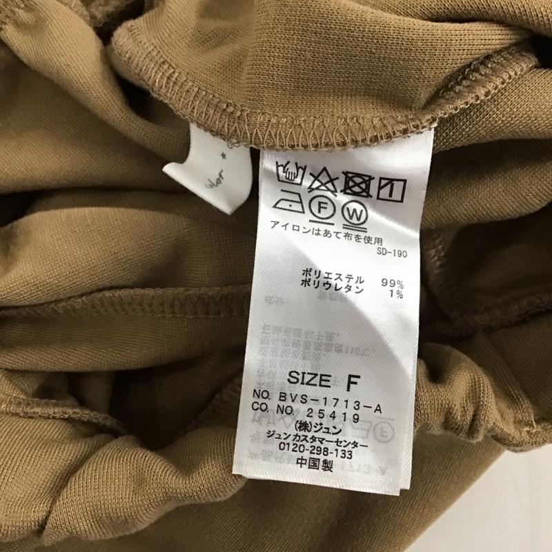 ビス ViS パンツ ワークパンツ、ペインターパンツ ワイドパンツ カジュアルパンツ スラックス ガチョウパンツ S 無地 茶 / ブラウン / レディース USED 古着 中古 10125366