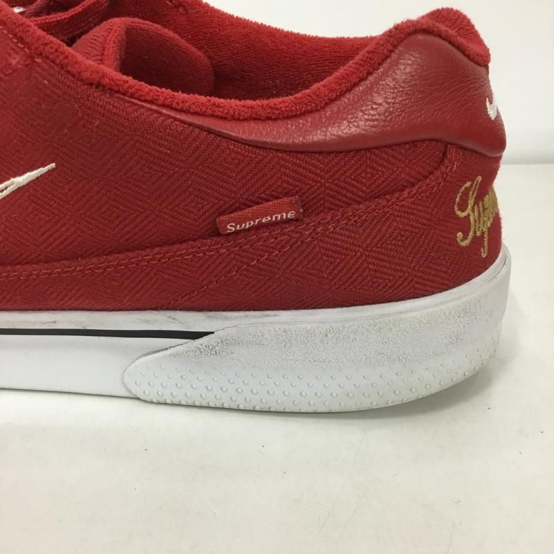 ナイキ NIKE スニーカー スニーカー 801621-661 SB GTS QS SUPREME 28cm 28.0cm ロゴ、文字 赤 / レッド / メンズ USED 古着 中古 10125410