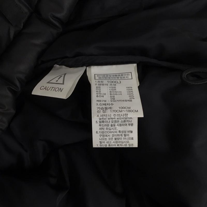 ザノースフェイス THE NORTH FACE ジャケット、上着 ジャンパー、ブルゾン nj1dn55a ダウンジャケット ジップアップジャケット アウター L ロゴ、文字 黒 / ブラック / メンズ USED 古着 中古 10125456