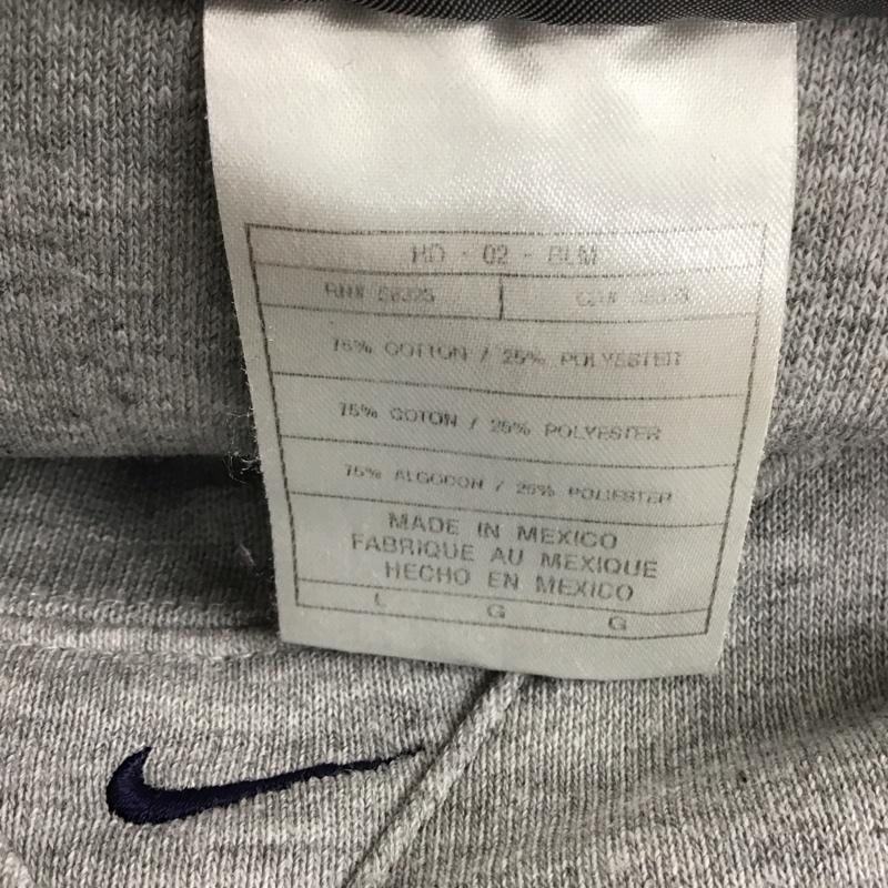 ナイキ NIKE トレーナー 長袖 長袖トレーナー スウェット クルーネック プルオーバー L ロゴ、文字 灰 / グレー / メンズ USED 古着 中古 10125470