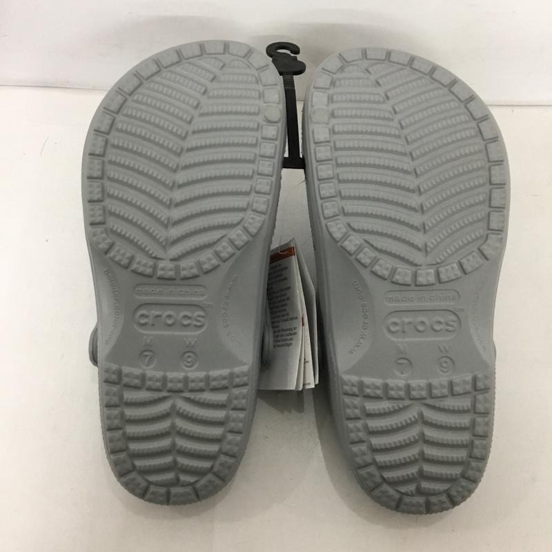 クロックス crocs サンダル サンダル ralen clog 25cm 25.0cm 無地 灰 / グレー / メンズ USED 古着 中古 10125476
