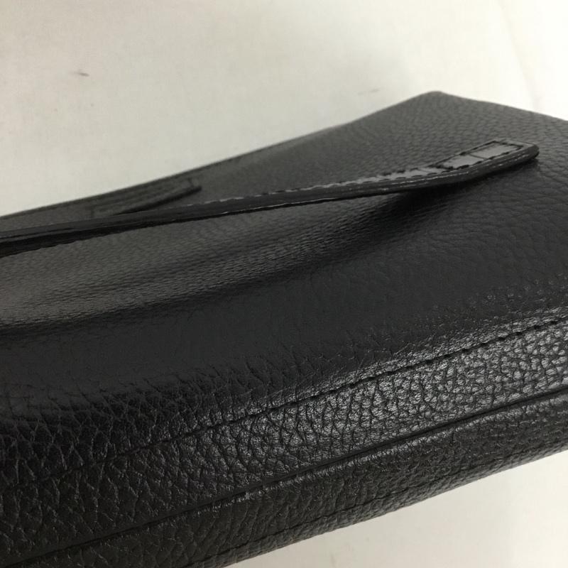 ロダニア RODANIA セカンドバッグ セカンドバッグ レザー ロゴ、文字 黒 / ブラック / メンズ USED 古着 中古 10125545