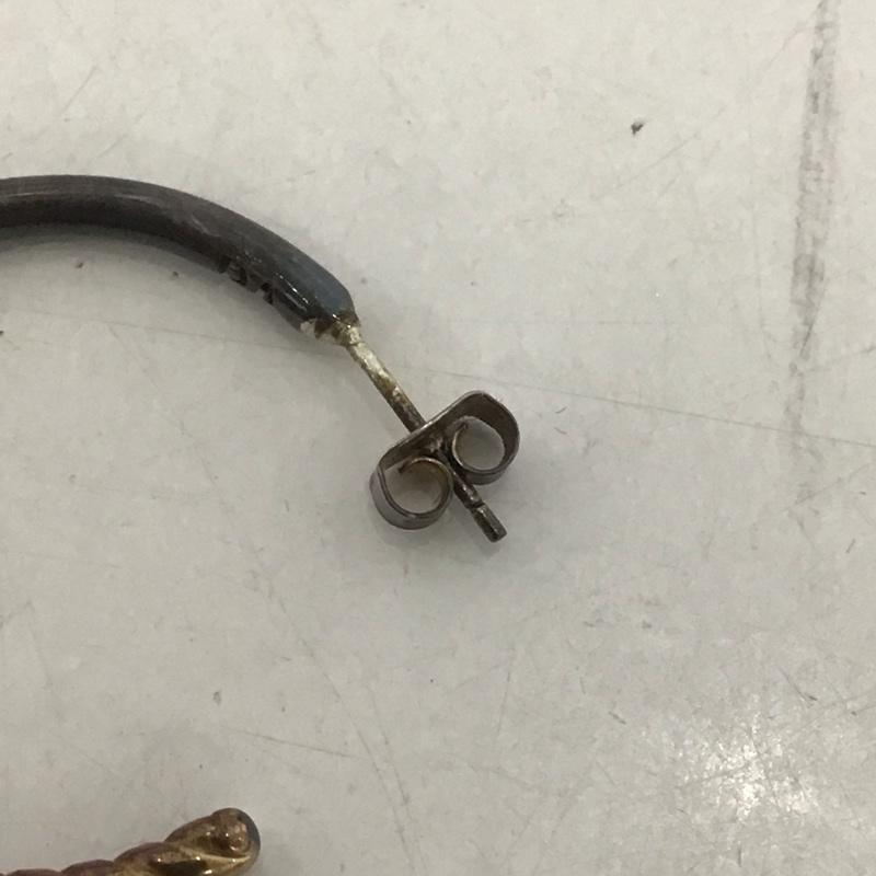フィリップ オーディベール PHILIPPE AUDIBERT アクセサリー ピアス ループ 両耳用 無地 金 / ゴールド / レディース USED 古着 中古 10125582