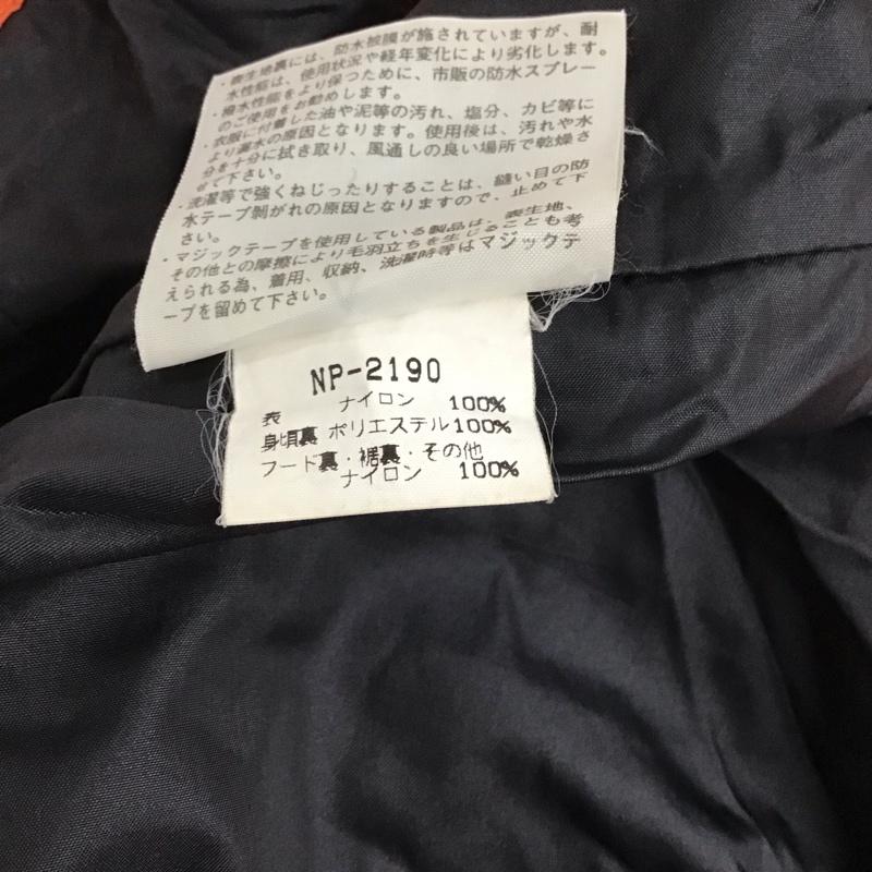 ザノースフェイス THE NORTH FACE ジャケット、上着 ジャンパー、ブルゾン np-2190 マウンテンジャケット ジップアップジャケット アウター 90s L ロゴ、文字 黒 / ブラック / X 橙 / オレンジ / メンズ USED 古着 中古 10125621