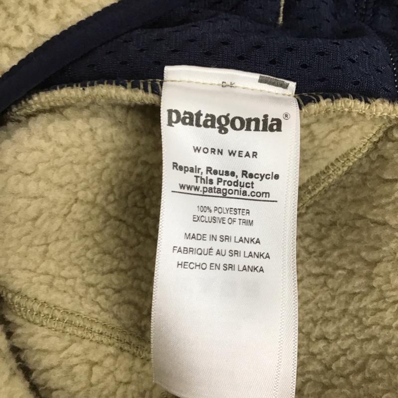 パタゴニア patagonia ベスト ベスト 22820fa17 レトロパイルベスト ジップアップフリースベスト M ロゴ、文字 ベージュ / ベージュ / メンズ USED 古着 中古 10125645