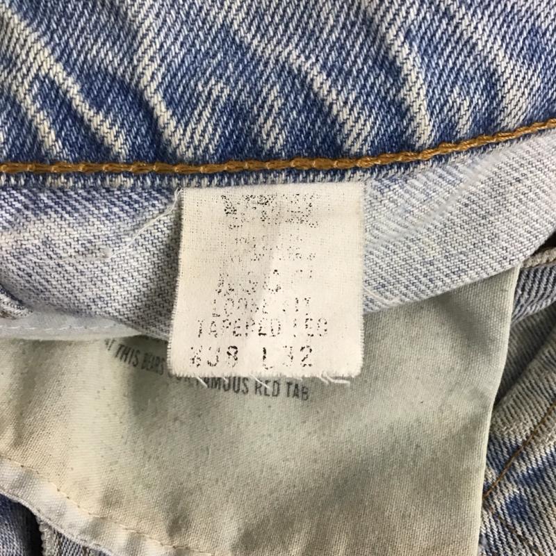リーバイストラウスアンドコー Levi Strauss & co. パンツ デニム、ジーンズ デニムパンツ ワイドパンツ カジュアルパンツ ヴィンテージ 38 無地 インディゴ / インディゴ / メンズ USED 古着 中古 10125649