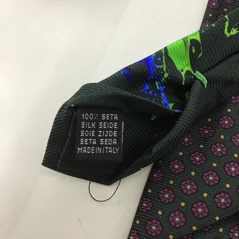 ガガ ミラノ GaGa MILANO ネクタイ ネクタイ シルク 総柄 マルチカラー / マルチカラー / メンズ USED 古着 中古 10125657