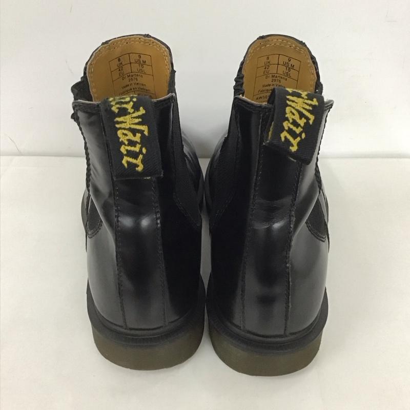 ドクターマーチン Dr.Martens ブーツ 一般 AW501 サイドゴアブーツ 2976 UK8 US:9 ロゴ、文字 黒 / ブラック / メンズ USED 古着 中古 10125683