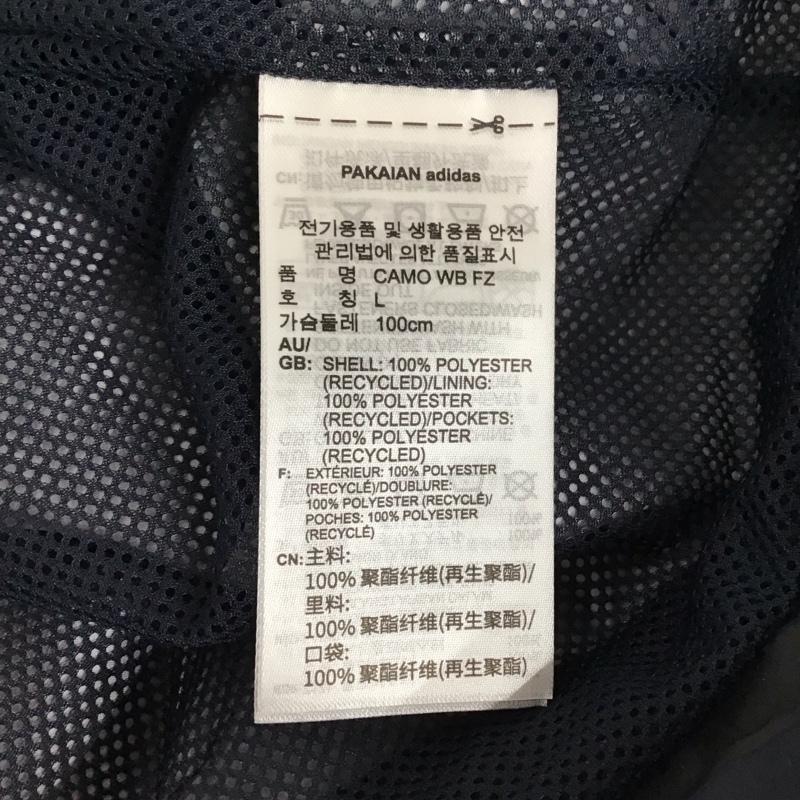アディダス adidas ジャケット、上着 ジャケット、ブレザー H13460 ウィンドブレーカー スポーツウェア カモ柄 迷彩 L ロゴ、文字 マルチカラー / マルチカラー / メンズ USED 古着 中古 10125715