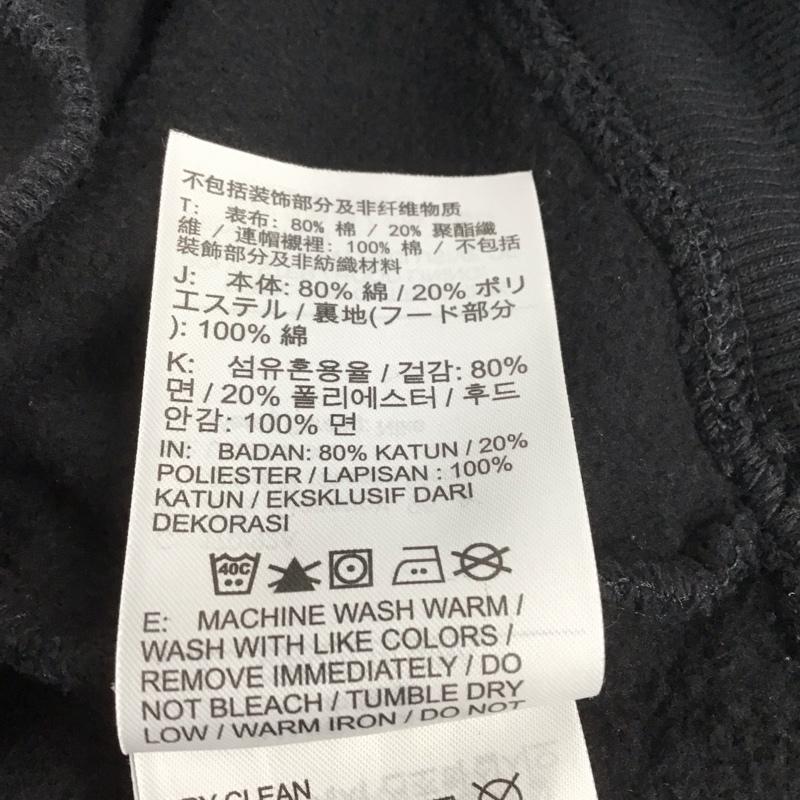 ナイキ NIKE パーカー 長袖 fd0855-010 オーバーサイズドフリース パーカー プルオーバーパーカー XL ロゴ、文字 黒 / ブラック / レディース USED 古着 中古 10125726