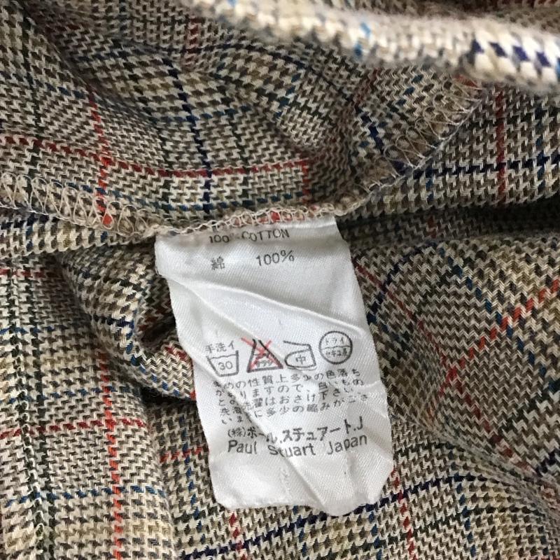 ポールスチュアート PAUL STUART シャツ、ブラウス 長袖 長袖シャツ チェックシャツ カラーシャツ L チェック マルチカラー / マルチカラー / メンズ USED 古着 中古 10125768