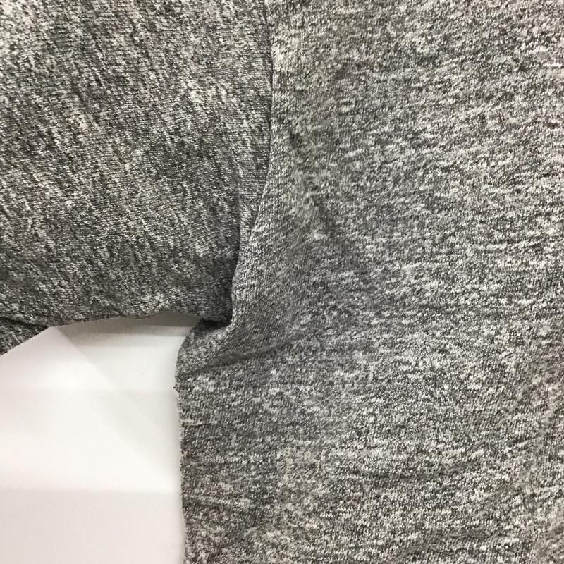 ハードバード HARD BIRD Tシャツ 半袖 半袖カットソー プリントTシャツ クルーネックカットソー 38 ロゴ、文字 灰 / グレー / メンズ USED 古着 中古 10125973
