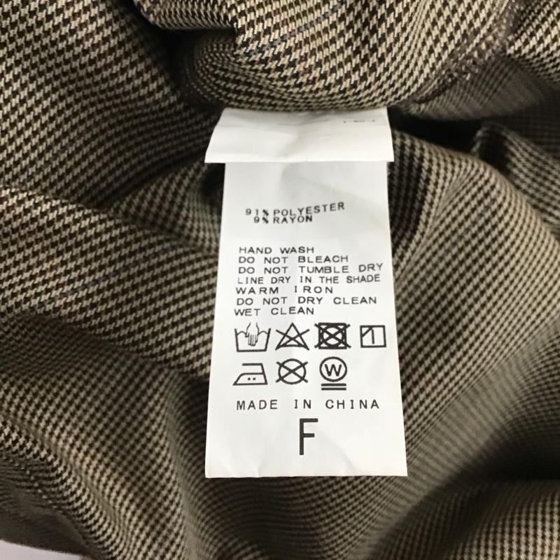 シンプリシテェ Simplicite ワンピース ロングスカート 長袖シャツワンピース 前空きロングワンピース チェックシャツワンピース FREE チェック マルチカラー / マルチカラー / レディース USED 古着 中古 10126088