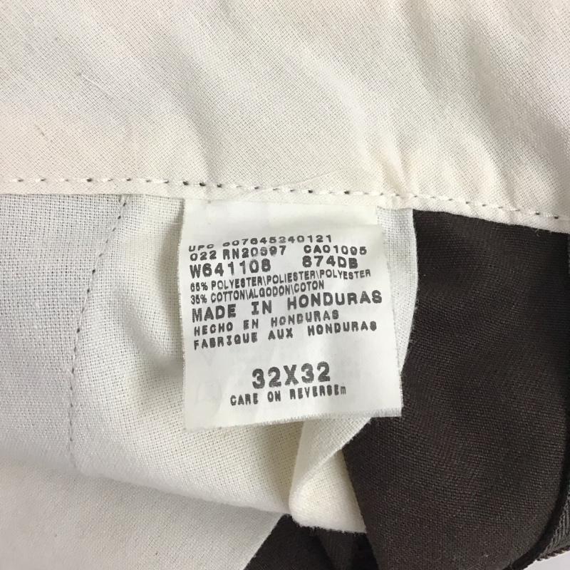 ディッキーズ Dickies パンツ チノパン チノパン ワイドパンツ カジュアルパンツ 32インチ 無地 茶 / ブラウン / メンズ USED 古着 中古 10126113